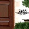Metal Address Sign For House, Address Number Sign, Metal Address Plaque, House Numbers Sign, Decorative Address Sign, Front Porch Decor Sign