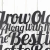 Grow Old Along With Me Metal Wall Art, Metal Sign, Grow Old, Wall Decor, Wall Hanging, Grow Old Sign, Gift, Anniversary