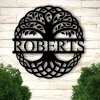 Personalized Family Name Metal Sign, Housewarming Gift, Metal Monogram Sign, Door Hanger, Last Name Sign, Metal Wall Art, Wedding Gift