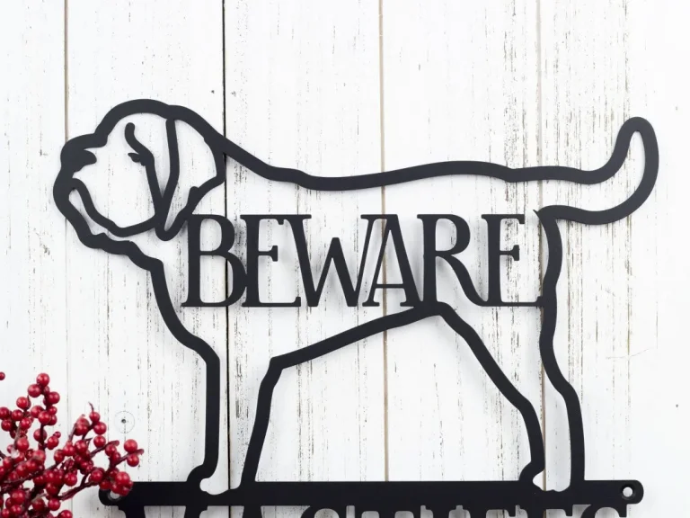 English Mastiff Metal Sign, Mastiff, Metal Wall Art, Mastiff Sign ...