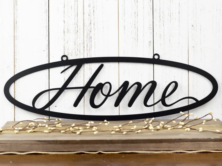 Metal Home Sign, Metal Wall Art, Metal Outdoor Sign, Metal Wall Decor, Home Sign, Wall Hanging, Outdoor Sign