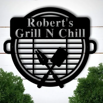 Personalized Metal Bbq Sign, Mens Gifts For Christmas, Gift For Husband, Metal Signs Personalized, Man Gifts, Man Gifts For Husband, Mancave