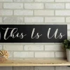 This Is Us Metal Art Verse Wall Decor, Cut Metal Sign, Wall Metal Art