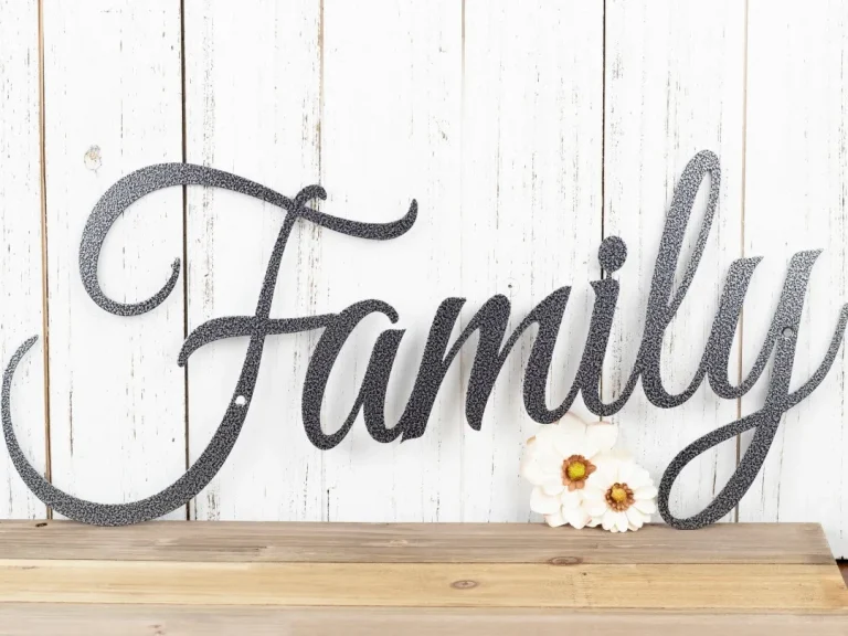 Family Metal Sign, Metal Wall Art, Family, Wall Hanging, Metal Wall Decor, Sign, Family Sign, Home Decor, Wall Art, Wall Decor