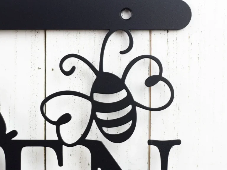 Garden Metal Wall Decor, Metal Sign, Name Sign, Garden Decor, Wall Hanging, Gift For Her, Mothers Day Gift, Wall Art