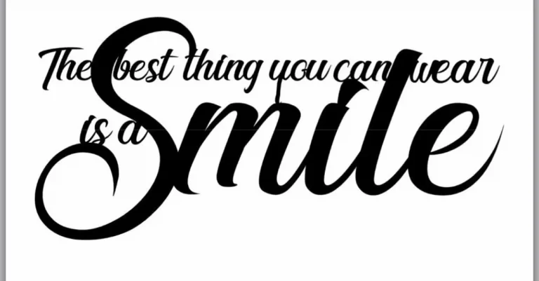 The Best Thing You Can Wear Is A Smile, Metal Smile Wall Words, Metal Wall Art, Metal House Sign