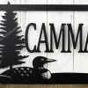 Custom Outdoor Family Last Name Metal Sign With Loon - Black, Family Name Sign, Custom Sign, Metal Wall Art