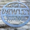 Hanging Farm Sign, Personalized Farm Sign, Custom Metal Farm Sign, Wedding Gift