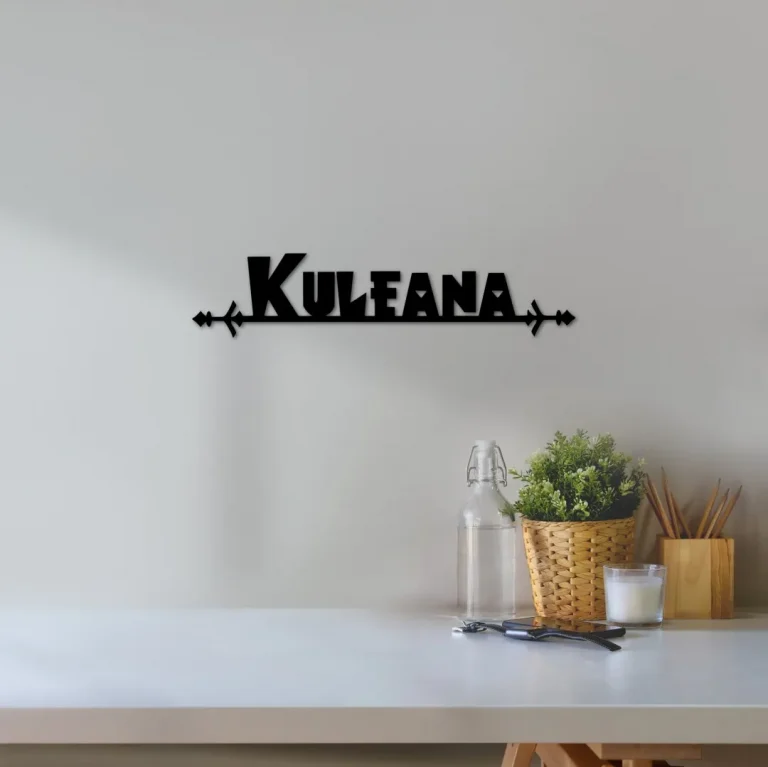 Kuleana Hawaiian Sign, Responsibility Metal Wall Art, Hawaii Decor, Inspiration Wall Decor, Steel Word Art, Hawaiian Style Art, Tribal