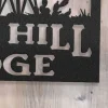 Custom Metal Windmill Calf Cactus Sign, Windmill Sign Metal