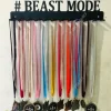 Wrestling - #beast Mode - Medal Hanger Holder Display Rack 12 Hooks, Cut Metal Sign, Metal Wall Art