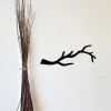Tree Branch Wall Art, Rustic Decor, Single Tree Branch Metal Wall Decor, Metal Wall Accents, Horizontal Tree Branch For Wall, 19" Wide