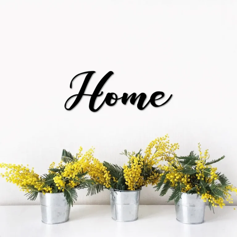 Metal Home Sign, Cursive Home Wall Decor, Script Word For The Wall, Housewarming Gift, Gallery Wall Decor, Metal Word Art, Home Sign