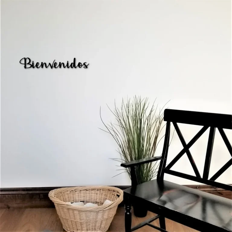 Bienvenidos Sign, Spanish Welcome, Bienvenidos Metal Sign, Entryway Decor, Door Sign, Spanish Decor, Entryway Sign, Housewarming Gift