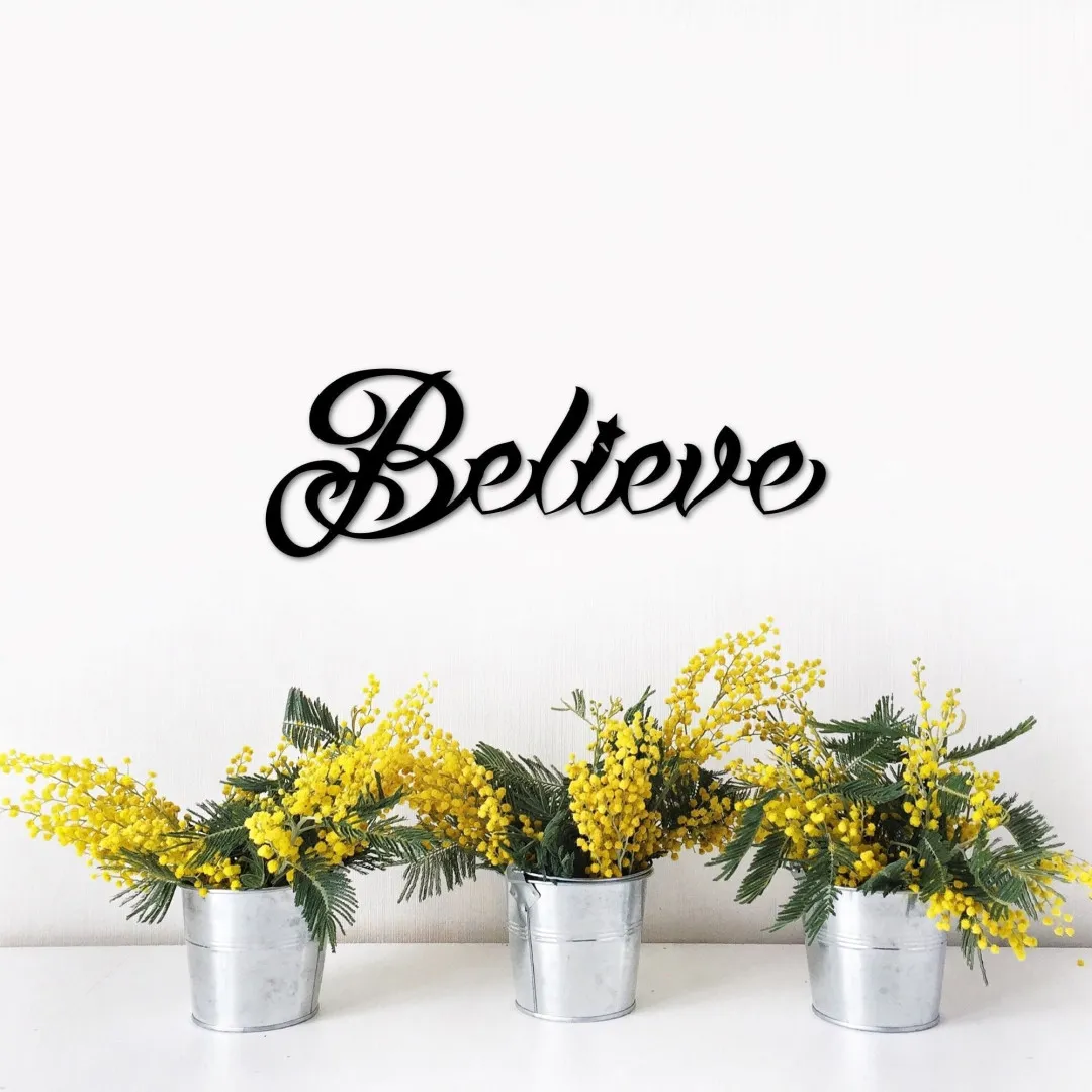 il_fullxfull.2180860648_syv9_1024x1024_2x_041f12f9-dbe3-4f8e-8cf6-32d75bc0248b.webp Metal Believe Sign, Metal Wall Art, Believe Christmas Decor, Believe Metal Sign, Wall Decor, Wall Art, Believe Word, Holiday Gift