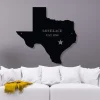Texas Last Name Metal Sign, Established Family Sign, Metal Monogram Sign, Metal Family Name Sign, Louisianametal Signs With Last Names