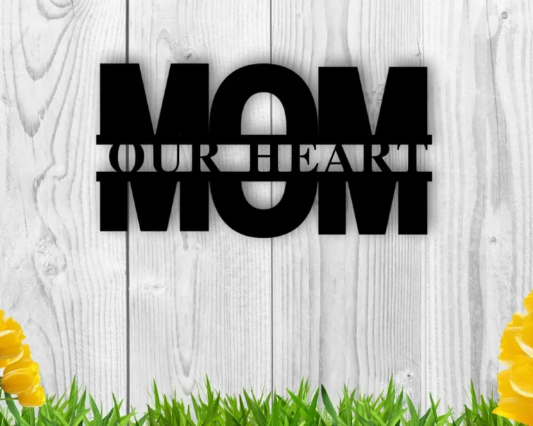 Personalized Mothersday Sign, Mothersday Gift, Custom Mom Sign, Mom Metal Sign, Metal Sign For Mom