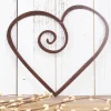 Heart Metal Wall Art, Heart Sign, Metal Sign, Wall Hanging, Outdoor Sign, Heart, Metal Wall Decor, Sign, Plaque