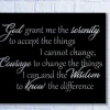 The Serenity Prayer - Metal Sign Metal Sign, Cut Metal Sign Wall Decor