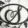 Metal Laser Cut Sign - Monogram Metal Sign - Family Letter Sign - Custom Metal Wall Art - Lake House Decor - Cottage Sign