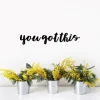 You Got This Sign, Metal Word Art, Motivational Wall Quote, Inspirational Wall Art, Office Decor, Kids Room Wall Hanging, Wall Words