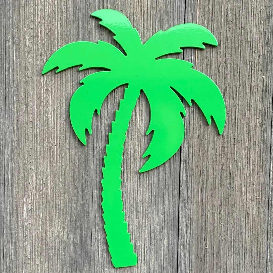 il_fullxfull.2240790116_kgbx.webp Palm Tree Metal Sign Cutout, Cut Metal Sign, Wall Metal Art