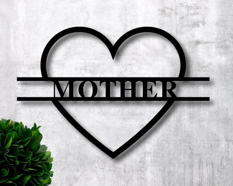 Personalized Mothersday Sign, Mothersday Gift, Custom Mom Sign, Mom Metal Sign, Metal Sign For Mom