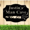 Custom Father's Day Gift, Man Cave Sign, Custom Gift For Dad, Fathers Day Metal Art, Personalized Sign For Father, Father's Day Gift Ideas