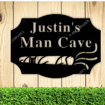 Custom Father's Day Gift, Man Cave Sign, Custom Gift For Dad, Fathers Day Metal Art, Personalized Sign For Father, Father's Day Gift Ideas