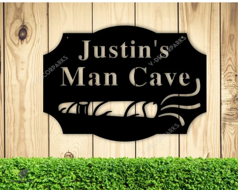 Custom Father's Day Gift, Man Cave Sign, Custom Gift For Dad, Fathers Day Metal Art, Personalized Sign For Father, Father's Day Gift Ideas