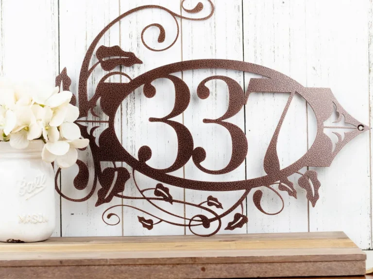 Metal House Number Sign, Outdoor Sign, Address Numbers, Custom Metal Sign, Custom House Number, 3 Digit Only