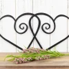 Hearts Metal Wall Art - Black, Metal Wall Art, Home Decor, Decorative Wall Art, Wall Decor, Wall Art, Heart