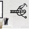 Personalized Nurse Sign, Lpn, Rn, Cna, Wall Office, Metal Decor, Nurse Gift, Metal Wall Art, Custom Sign, Door Hanger, Nurses