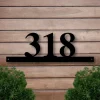 Metal House Numbers, House Number Plaque, Metal Address Numbers, Address Plaque, Front Porch Decor, Porch Signs, Metal Signs