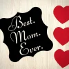 Best Mom Ever Sign, Mother's Day Sign, Metal Sign For Mom, Mother's Day Gift Ideas, Gift For Mom, Metal Wall Art, Happy Mother's Day