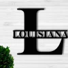 Custom Family Name Metal Sign, Initial Sign, Metal Monogram Sign, Door Hanger, Last Name Sign, Metal Wall Art, Metal Decorative Wall Art