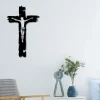 Jesus Metal Cross Wall Art, Religious Wall Decor, Cross Wall Decor, Religious Gifts, Christian Gifts, Christian Decor, Baptism Gifts, Metal