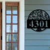 Metal Address Sign For House - Address Plaque - House Number Plaque - Metal Address Numbers - Address Plaque - Metal Signs -