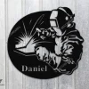Personalized Welder Name Metal Sign, Mechanic Gift, Gift For Welder, Blue Collar Gift Ideas, Fathers Day Gift, Custom Metal Gift For Dad