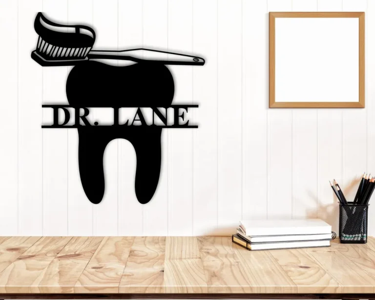 Dentist Gift, Dental Office Wall Decor, Dental Office Sign, Dentist Sign, Metal Sign, Orthodontist Office Sign, Dental Hygienist Gift Idea