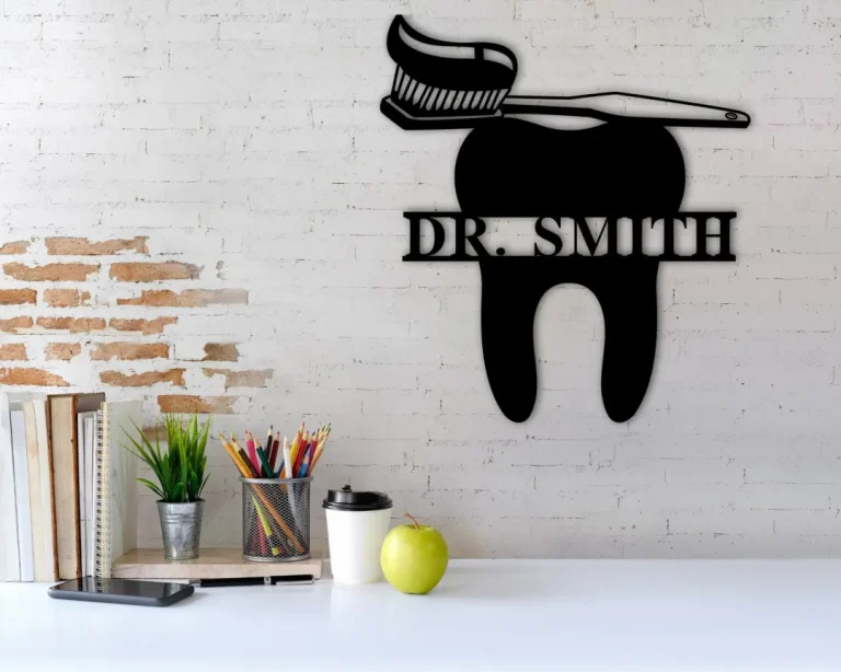 Dentist Gift, Dental Office Wall Decor, Dental Office Sign, Dentist Sign, Metal Sign, Orthodontist Office Sign, Dental Hygienist Gift Idea