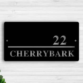 House Number Plaque, Modern House Numbers, Metal Address Sign, Address Plaque, Personalized Street Sign, House Number Sign