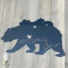 Mama Bear Metal Sign Cutout, Cut Metal Sign, Wall Metal Art