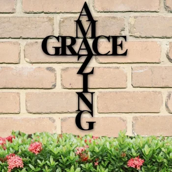 Amazing Grace Metal Wall Art, Religious Gifts For Women, Religious Wall Art, Christian Gifts Christian Gifts For Men Gifts For Christmas Art