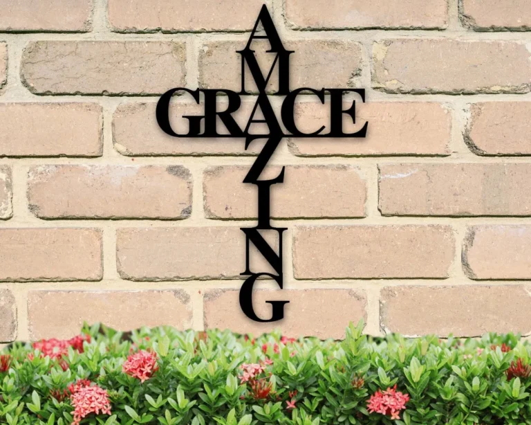 Amazing Grace Metal Wall Art, Religious Gifts For Women, Religious Wall Art, Christian Gifts Christian Gifts For Men Gifts For Christmas Art