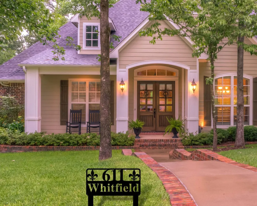 il_fullxfull.2346023318_a5v1_1024x1024_2x_6d850545-e5dd-4385-9a12-175f467c7cc6.webp Lawn Address Monogram Metal Sign, Custom Address Sign, Address Sign For Home, Housewarming Gift, Custom Address Lawn Sign For Home, Realtor