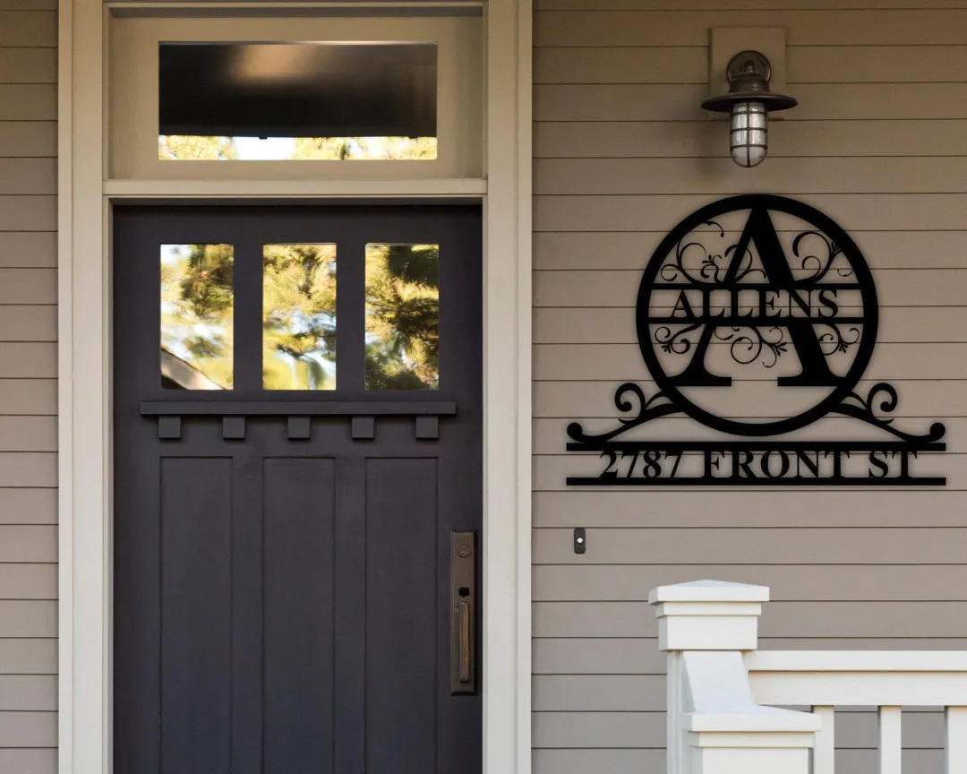 il_fullxfull.2354075313_gt3c_1024x1024_2x_ca2b2dd6-5462-4bca-b769-2dd936b0c203.webp Custom Metal Address Sign, Last Name Letter Address Sign, Metal Address Sign, Outdoor Sign, Address Plaque, Housewarming Gift, Moving Gifts