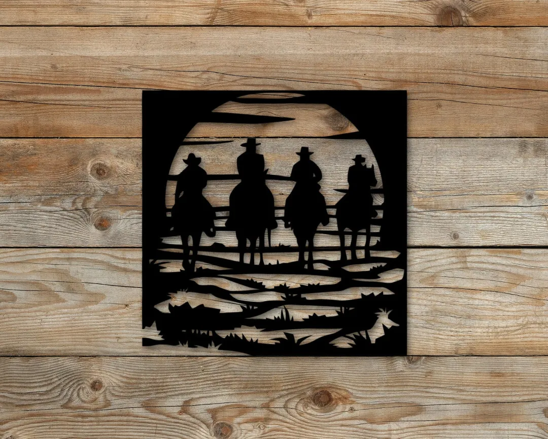 il_fullxfull.2380830218_pdop.webp Cowboy Sign, Personalized Metal Cowboy Sign, Western Sign, Mounted Cowboy Sign, Cowboy Sunset Sign, Cowboy Wall Decor, Ranch Sign, Western