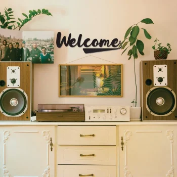 Metal Metal Welcome 2, Metal Wall Decor, Metal Wall Art, Gift