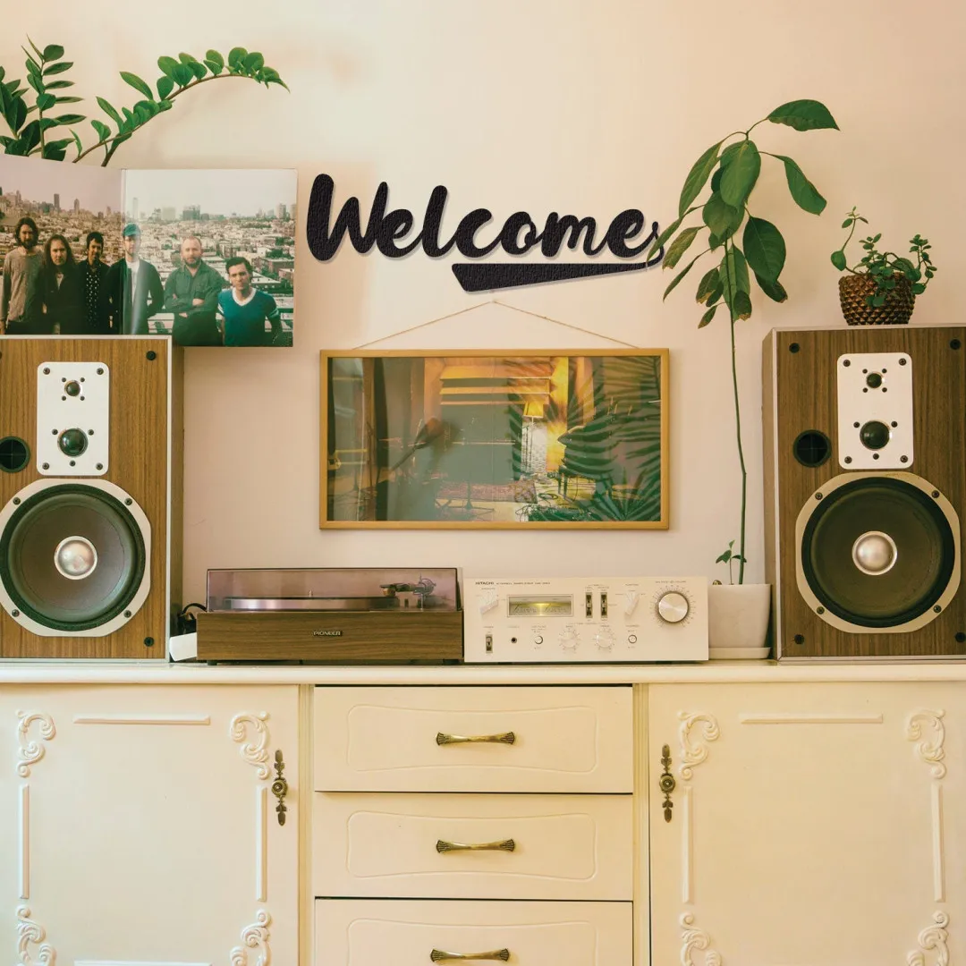 il_fullxfull.2381391336_e1pr.webp Metal Metal Welcome 2, Metal Wall Decor, Metal Wall Art, Gift